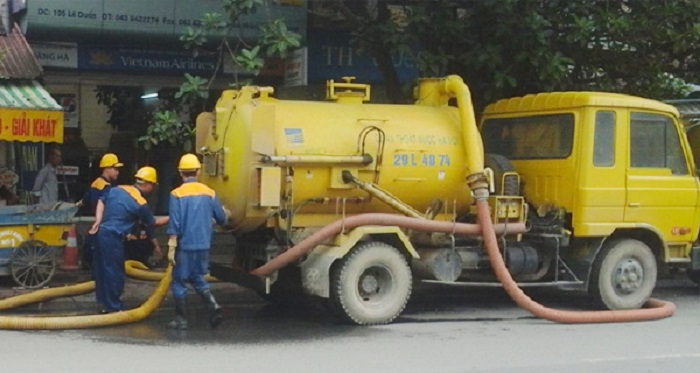 Dịch vụ hút bể phốt tại huyện Yên Khánh Ninh Bình