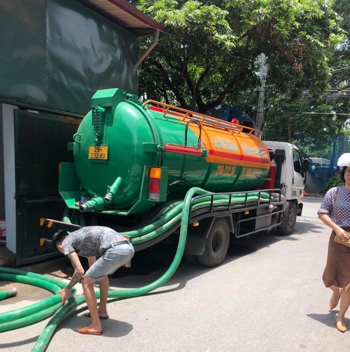 Dịch vụ hút bể phốt tại Tân Sơn Phú Thọ uy tín, chất lượng
