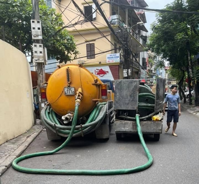 Báo giá IVENCO hút bể phốt tại Kiến An Hải Phòng